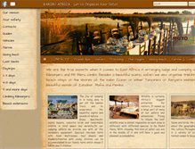 Tablet Screenshot of moyoexperiencesafari.com